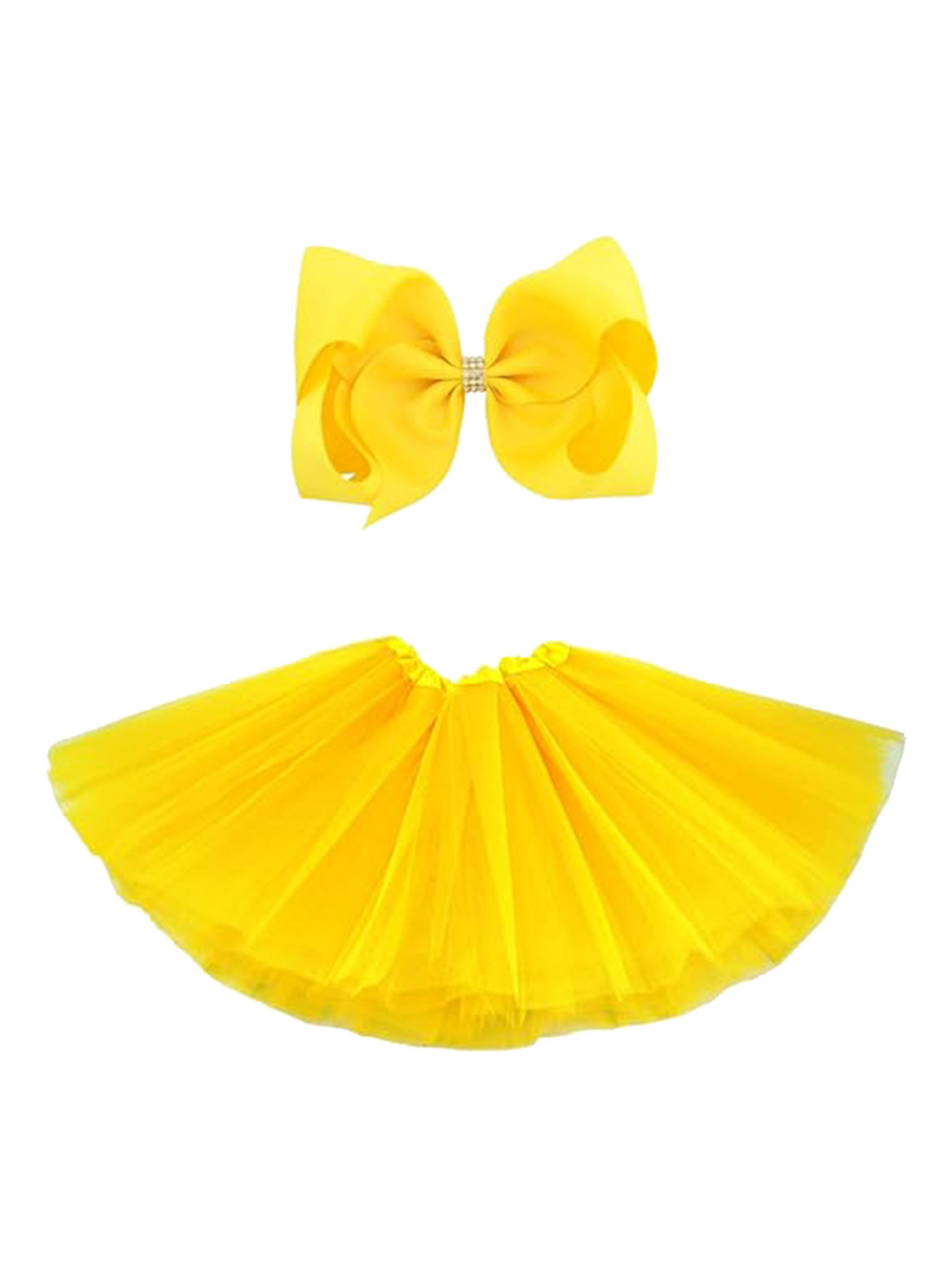TILISM Girls Flared Skirt With Bow