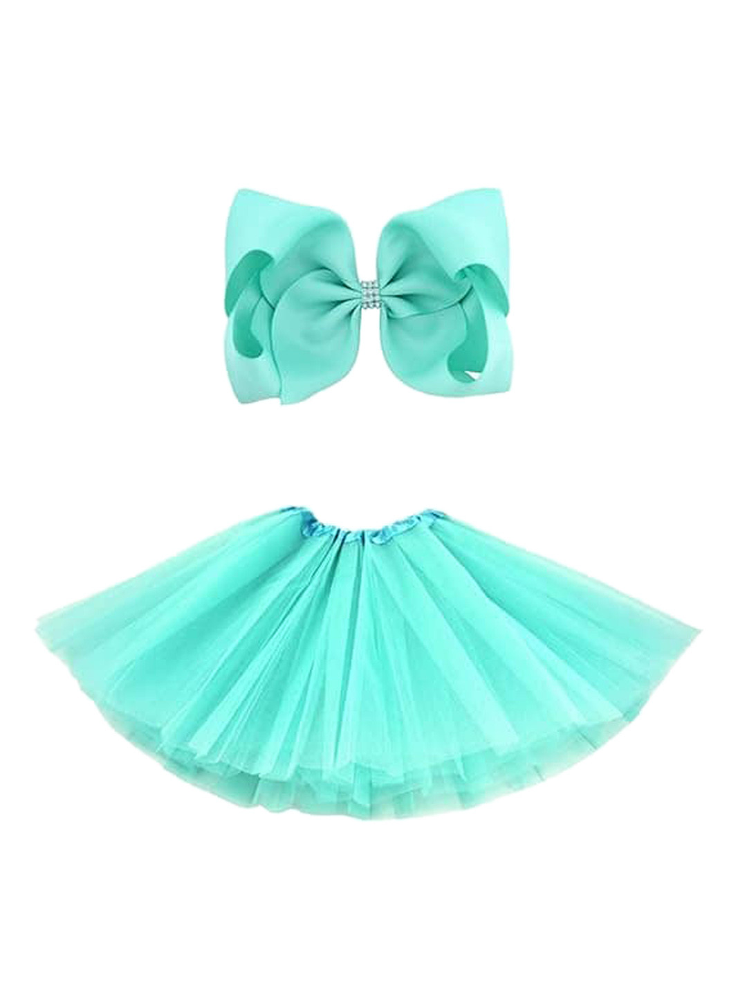 TILISM Girls Flared Skirt With Bow