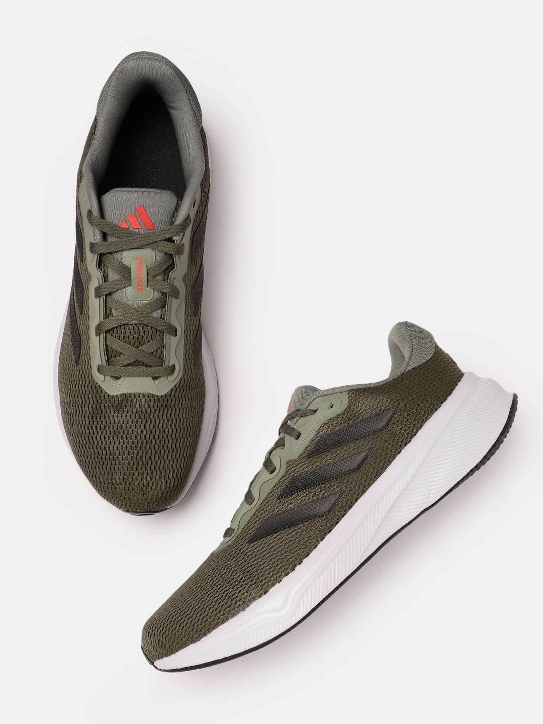 ADIDAS Men Woven Design Response Running Shoes