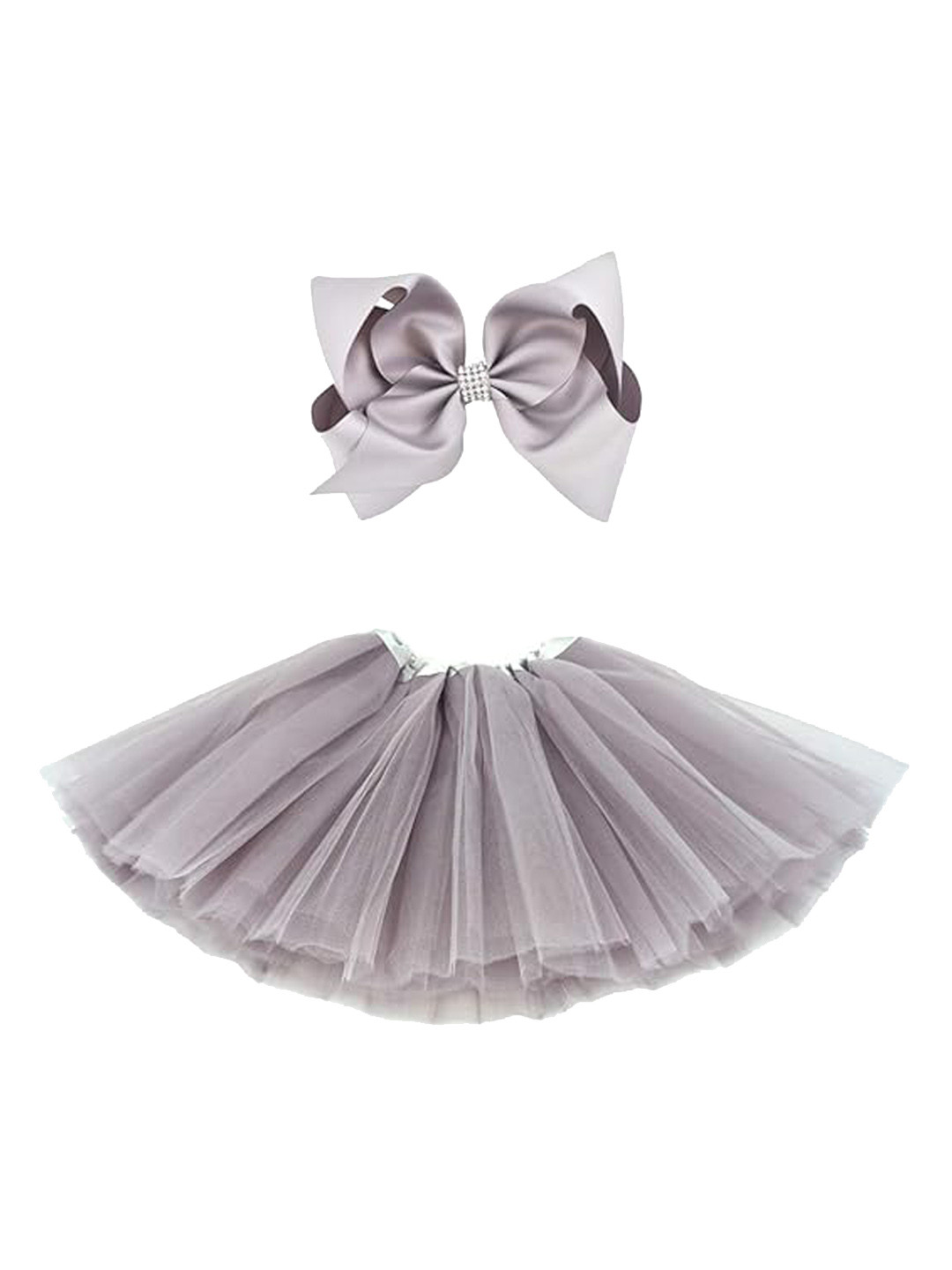 TILISM Girls Flared Skirt With Bow