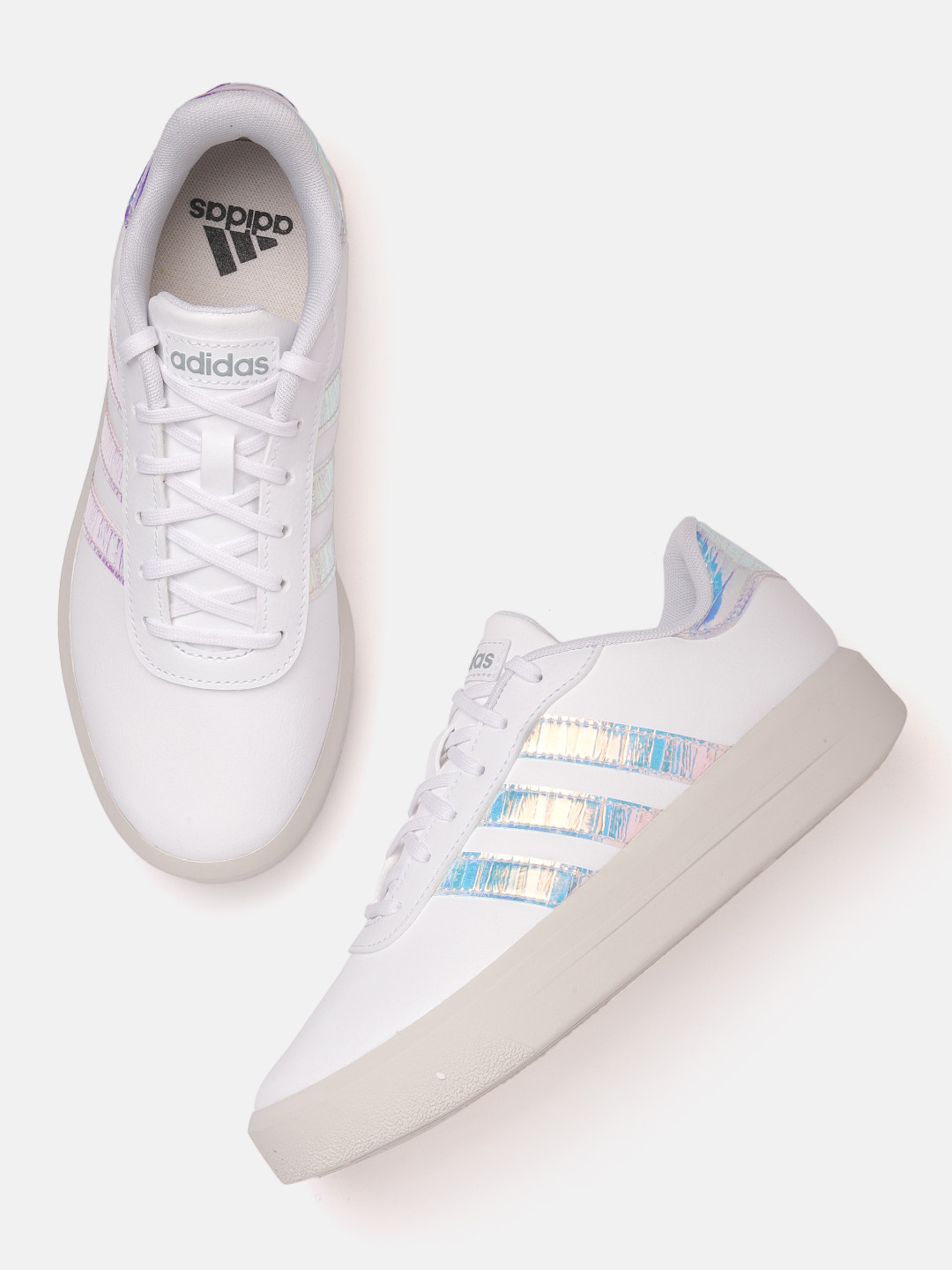ADIDAS Women Court Platform Skateboarding Shoes