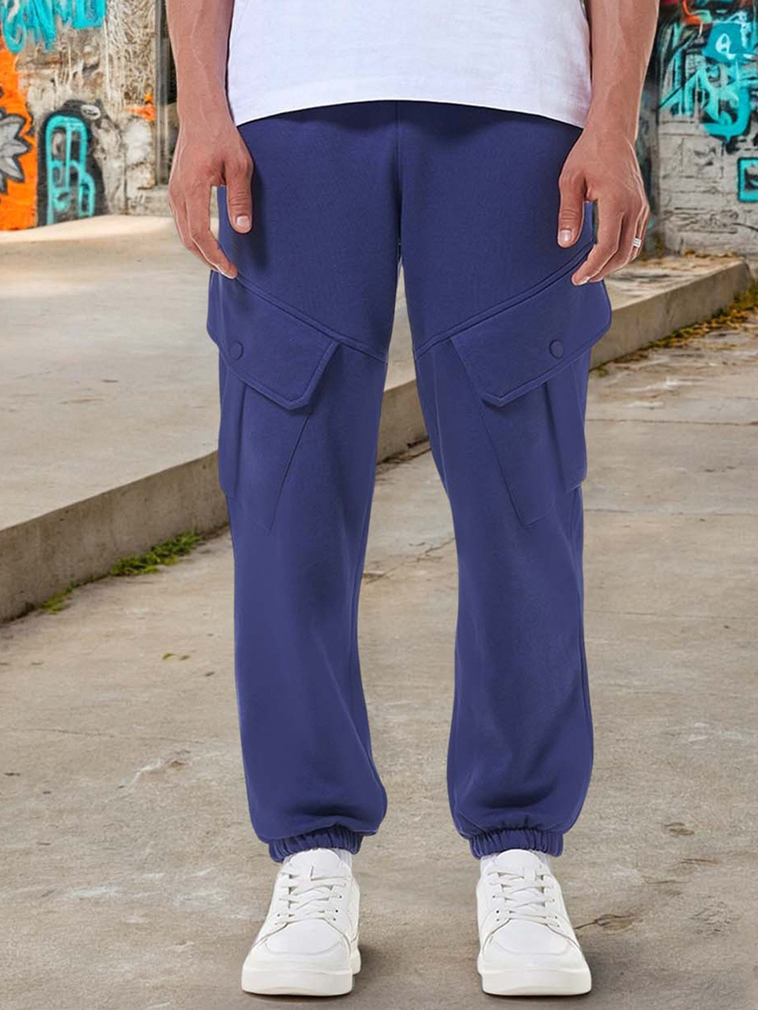 Bewakoof Heavy Duty 1.0 Men  Super Loose Fit Cargo Joggers