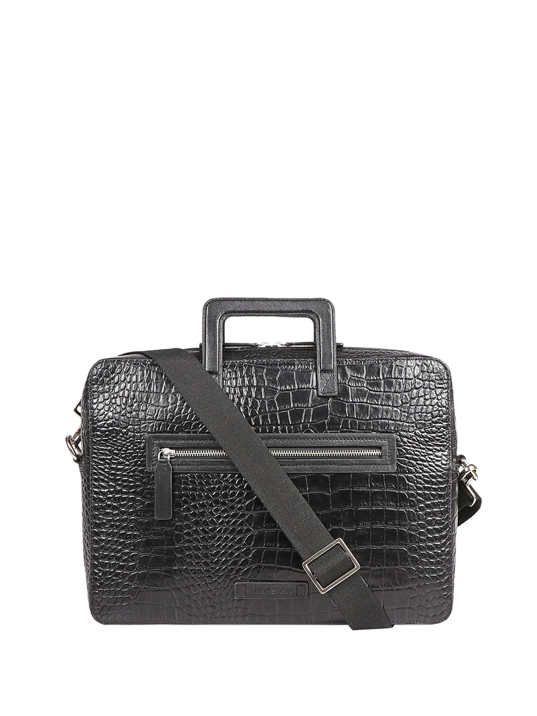 Hidesign Textured Leather Laptop Bag -Up to 15 inch