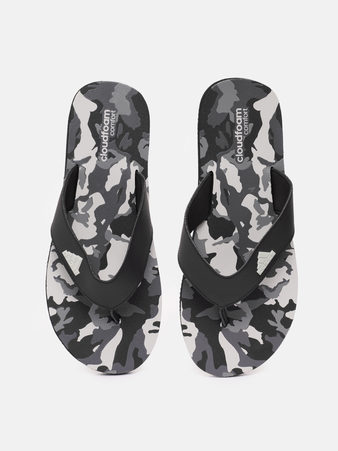 ADIDAS Men Camouflage Printed Thong Flip-Flops