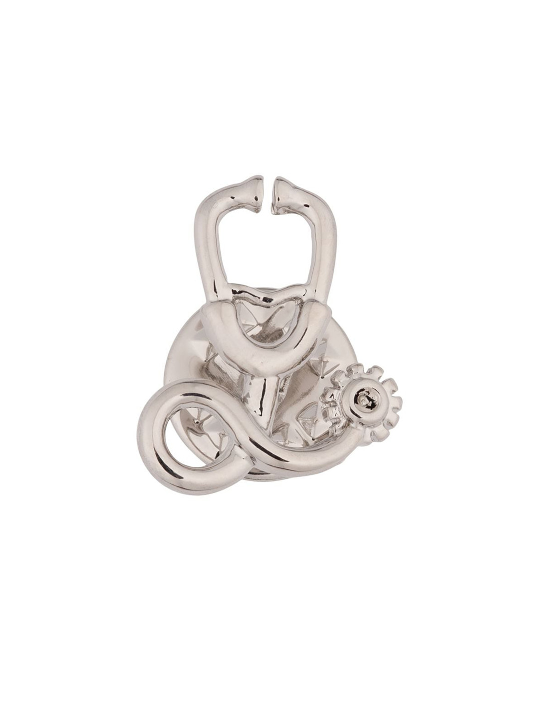 The Tie Hub Metal Stethoscope Brooch