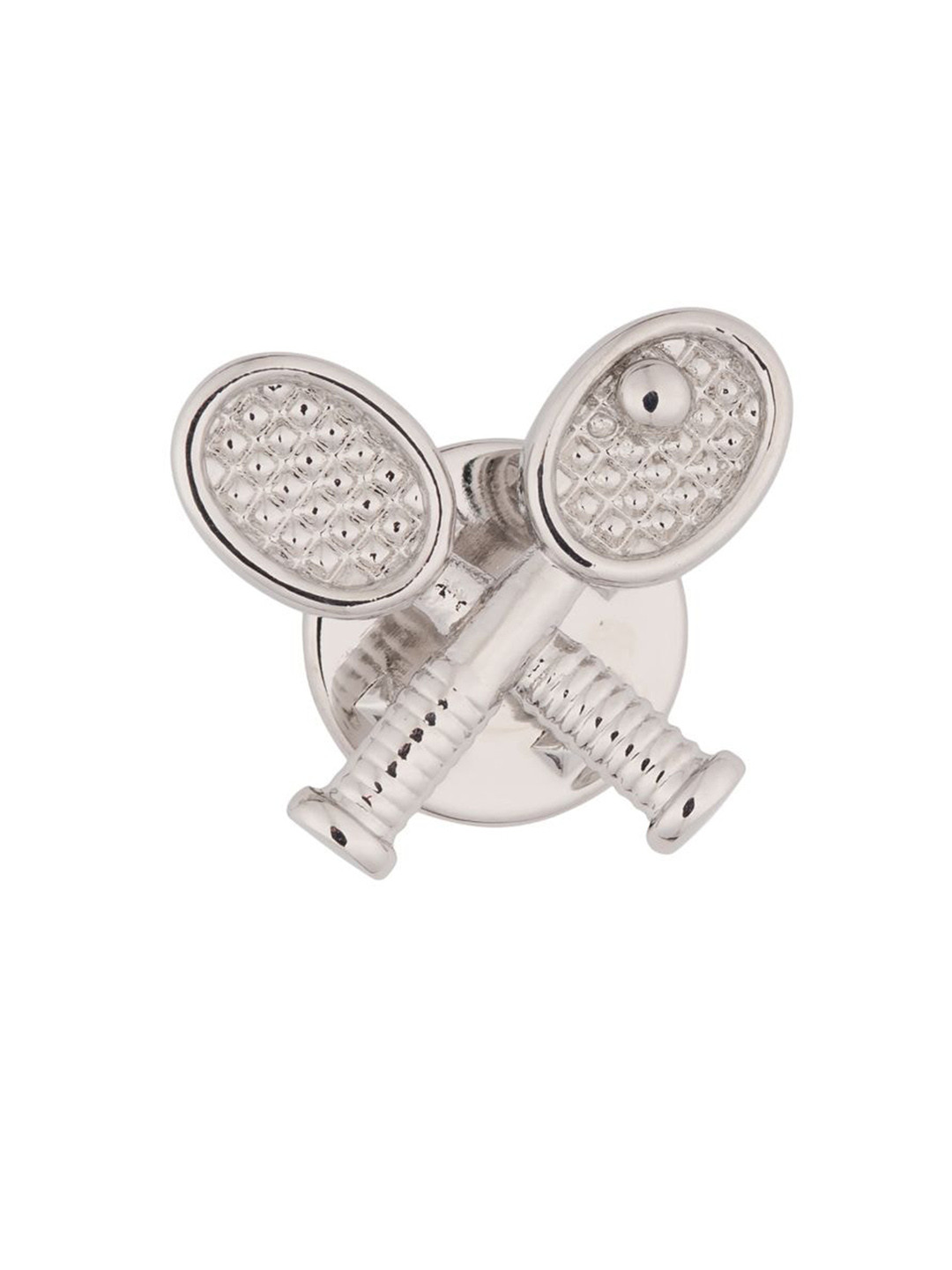 The Tie Hub Metal Tennis Racket Lapel Pin Brooch