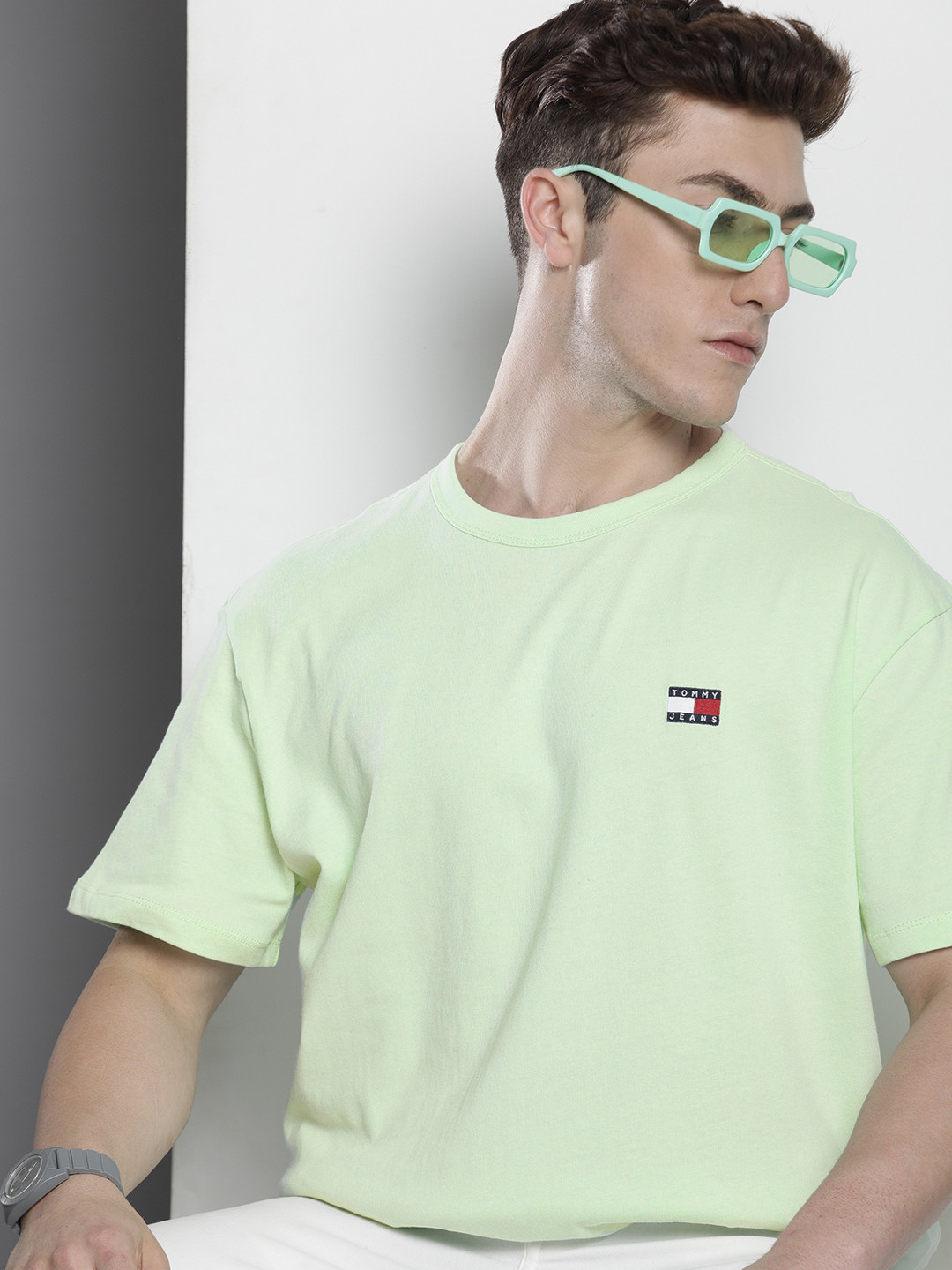 Tommy Hilfiger Regular Fit Round Neck Pure Cotton T-shirt