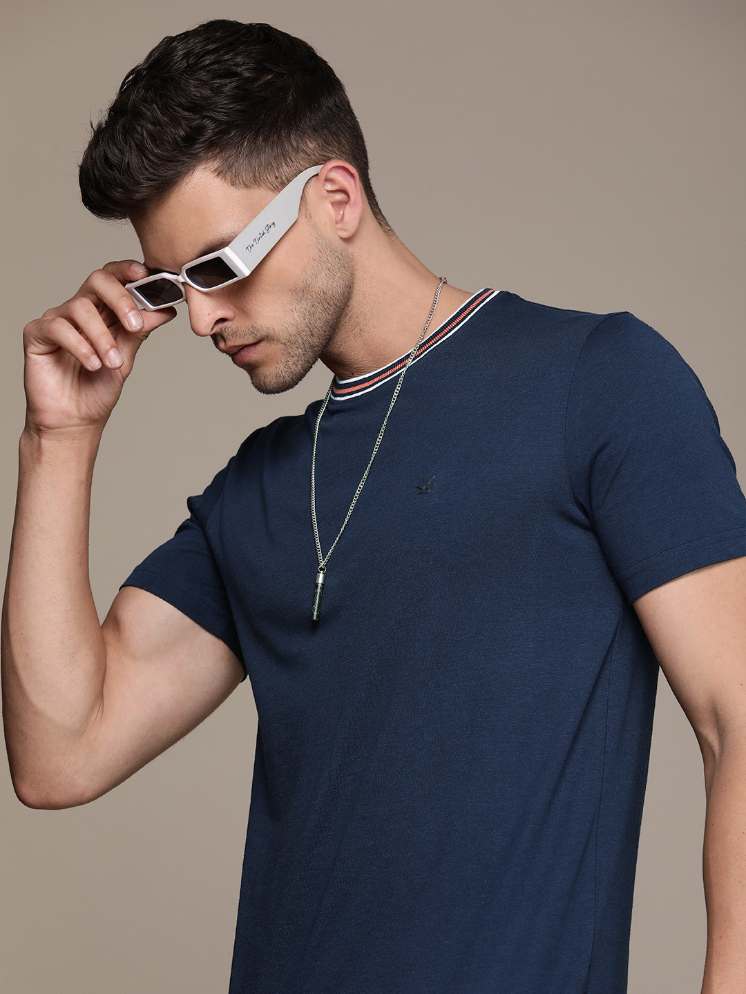 WROGN Men Cotton T-shirt