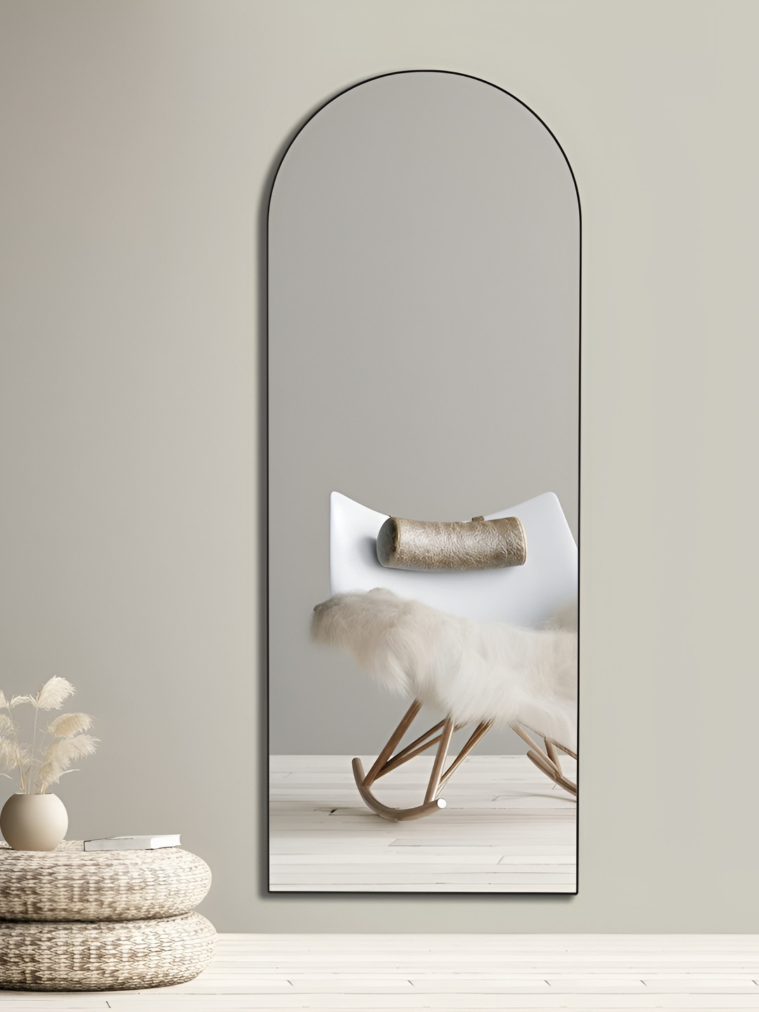 Sam Home collection Black Metal Wall Mirrors