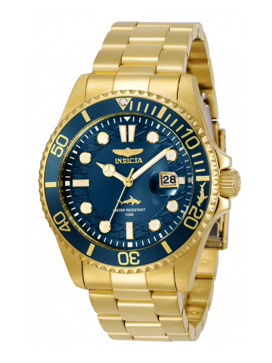 Invicta Men Pro Diver Quartz Blue Dial Analog Watch 30024