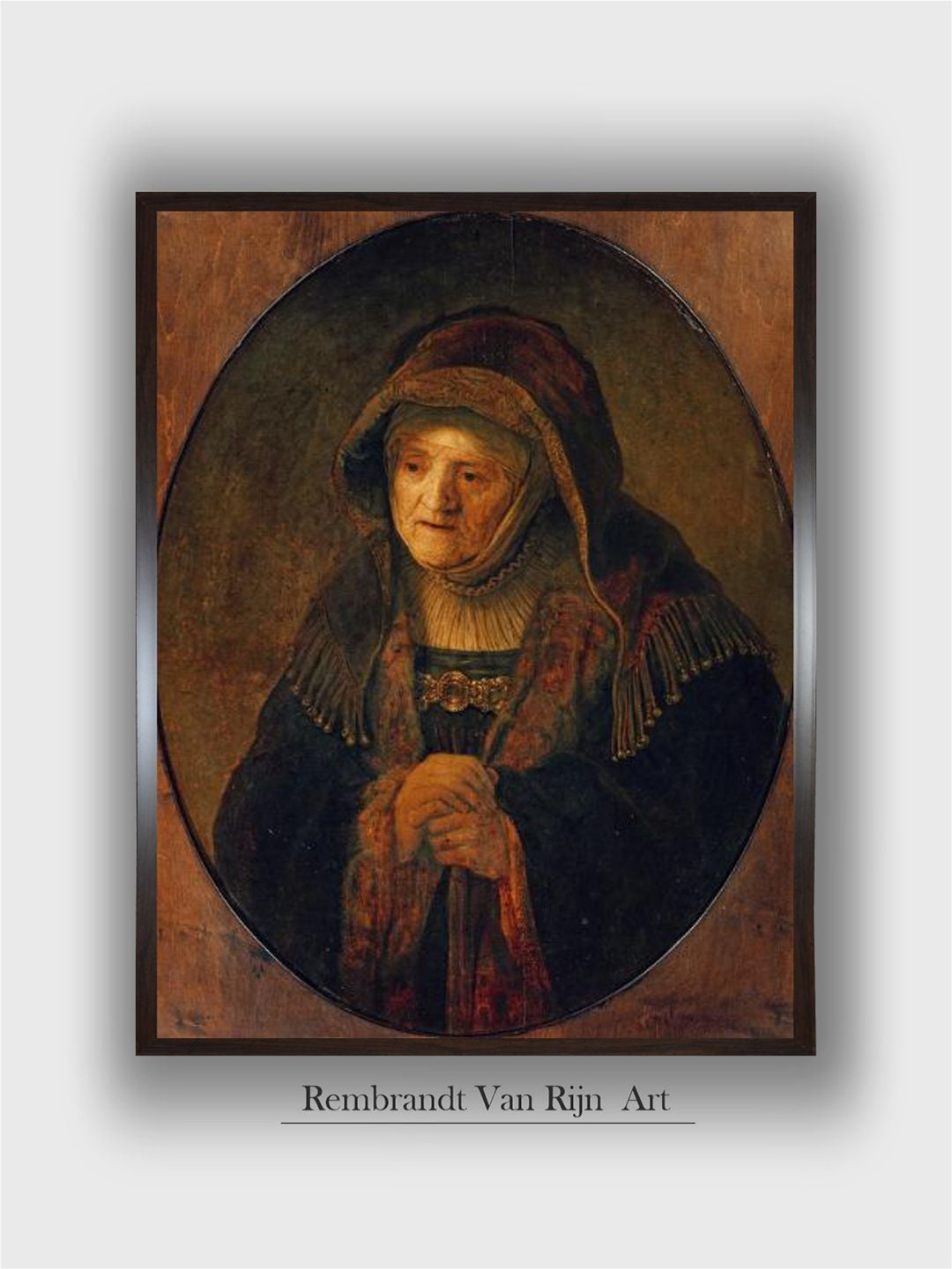 The Art House The Mother of the Artist as Prophet Hannah 1639 Wall Painting