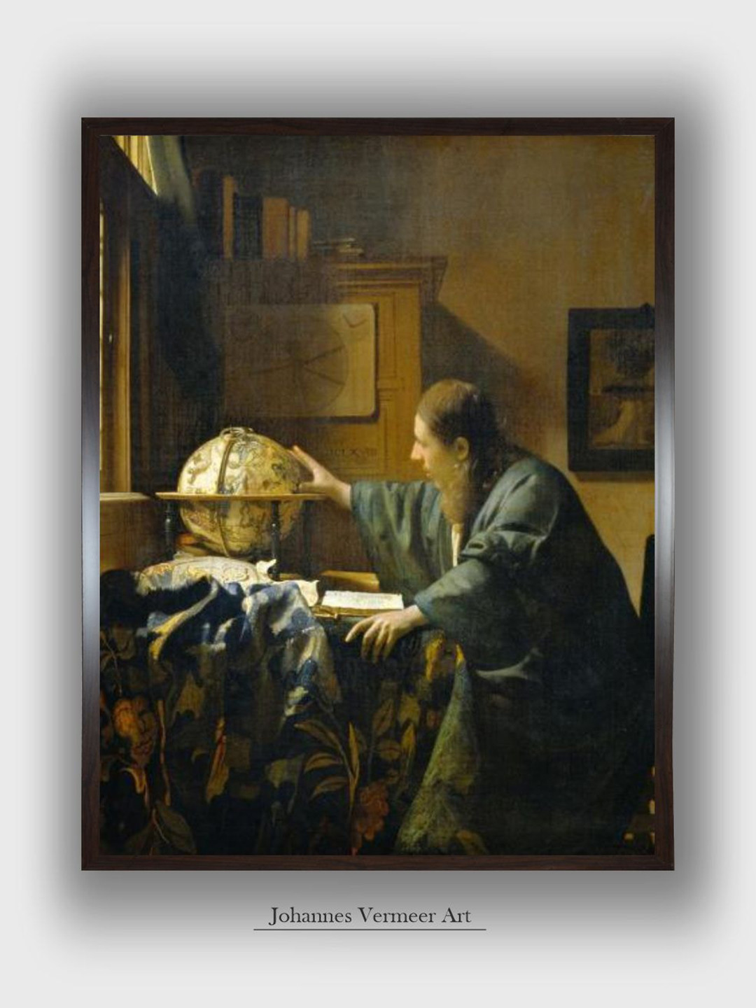 The Art House The Astronomer Canvas Wall Rectangle Paintings Wall Art - 24 x 32 In