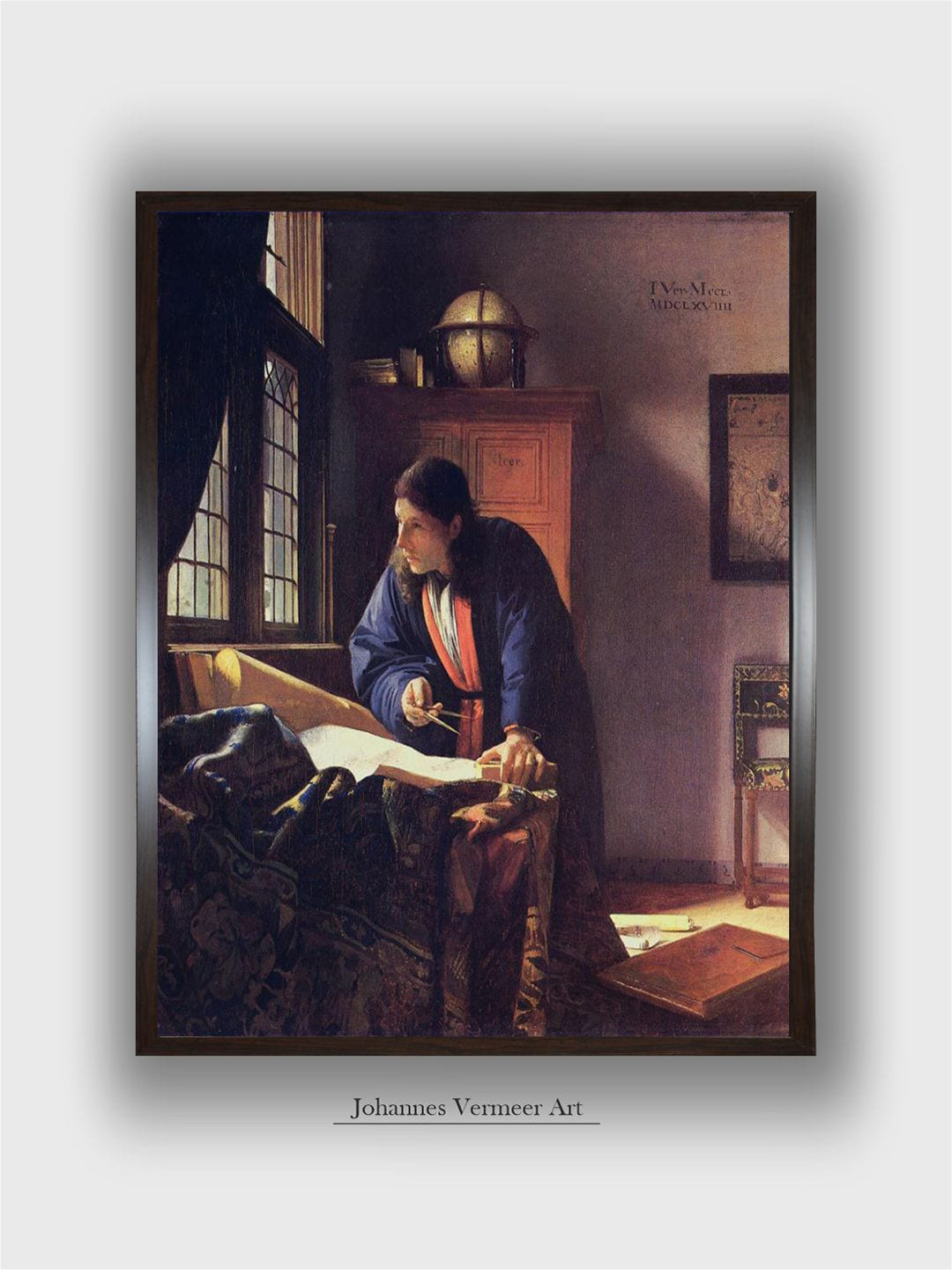 The Art House Black Wood Wall Living Room Rectangle Paintings Wall Art -23 x 31.97In