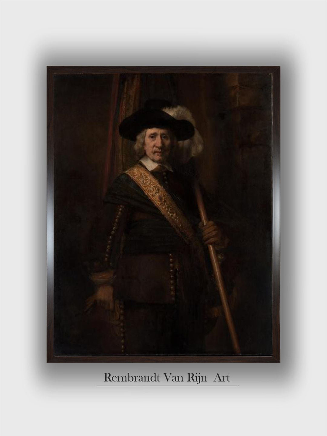 The Art House The Standard Bearer Floris Soop 1654 Canvas Wall Painting