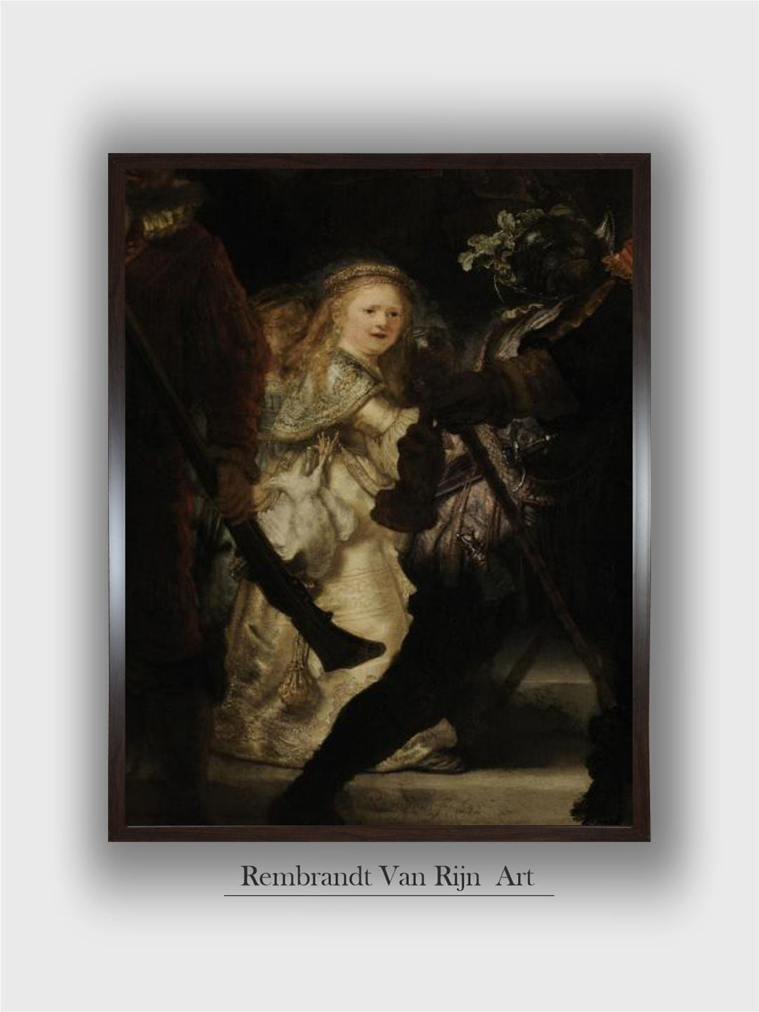 The Art House 1 Piece Canvas The Night Watch Wall Paintings