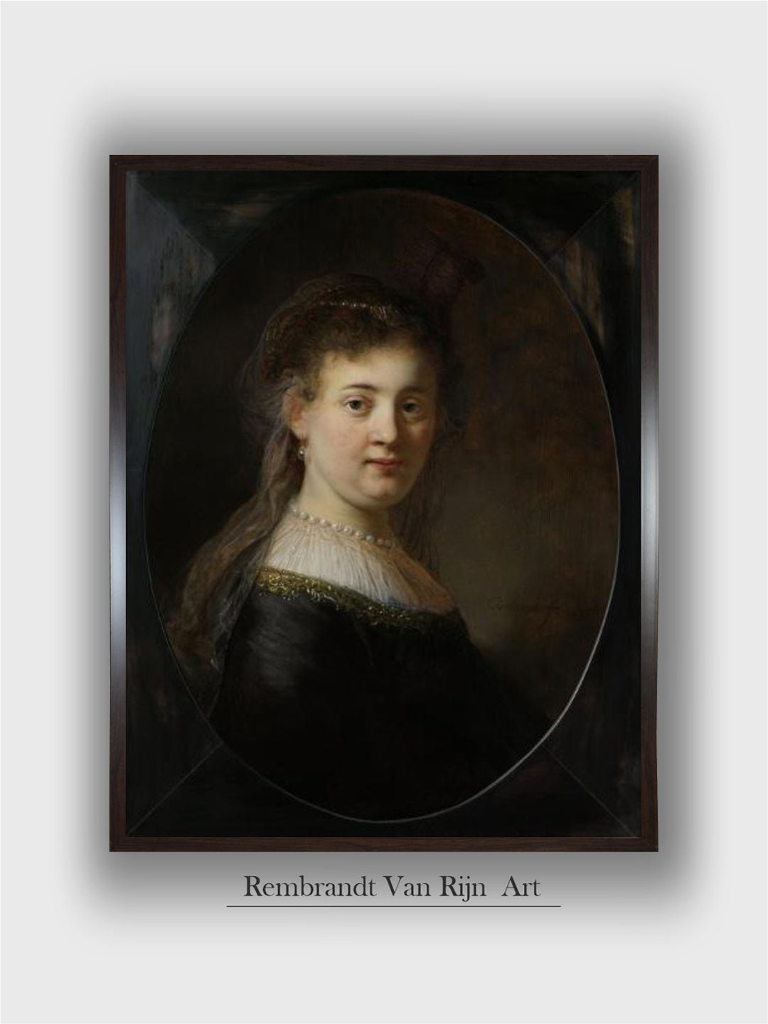 The Art House Black Young Woman in Fantasy Costume Canvas Painting Wall Art