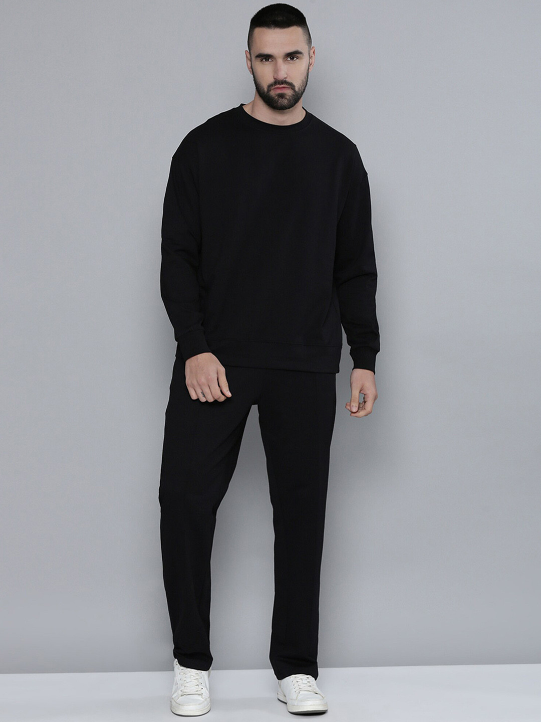 Maniac Pure Cotton Oversized Sweatshirt With Track Pants