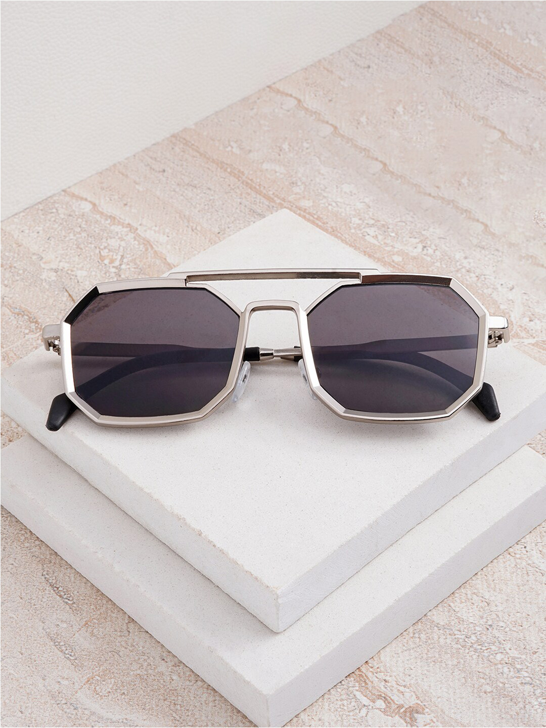 JOKER & WITCH Men Rectangular Sunglasses with UV Protected Lens JWSG130