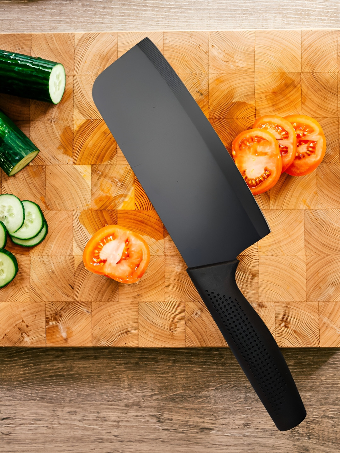 YELONA Black Stainless Steel Butcher Knife