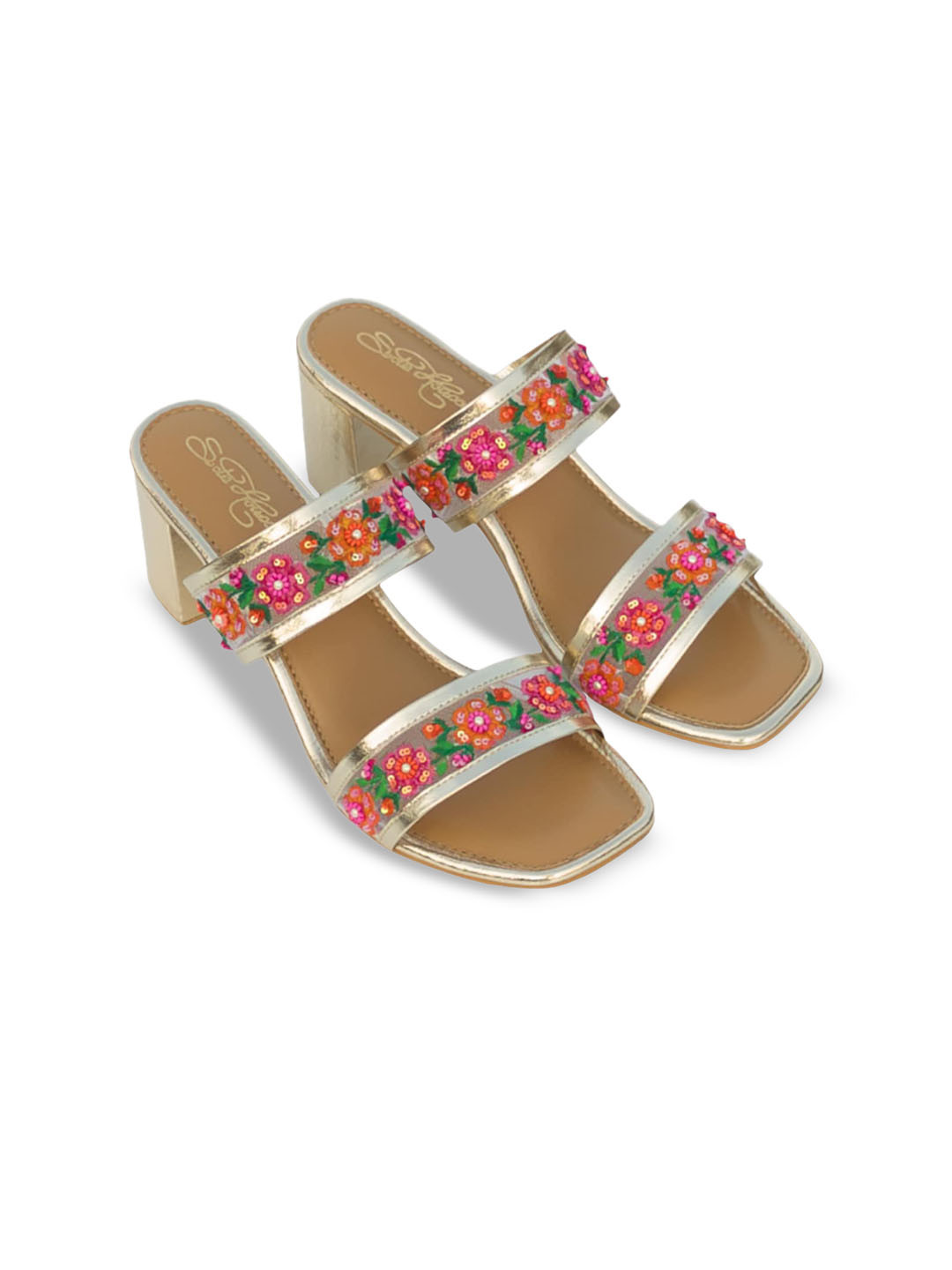 Sole House Embellished Block Heels