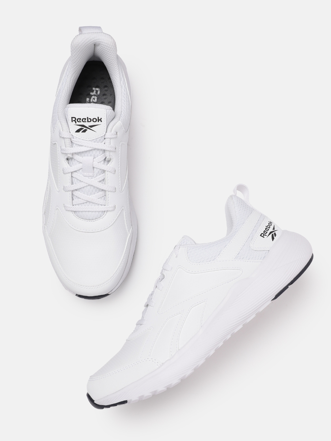 White reebok mens store