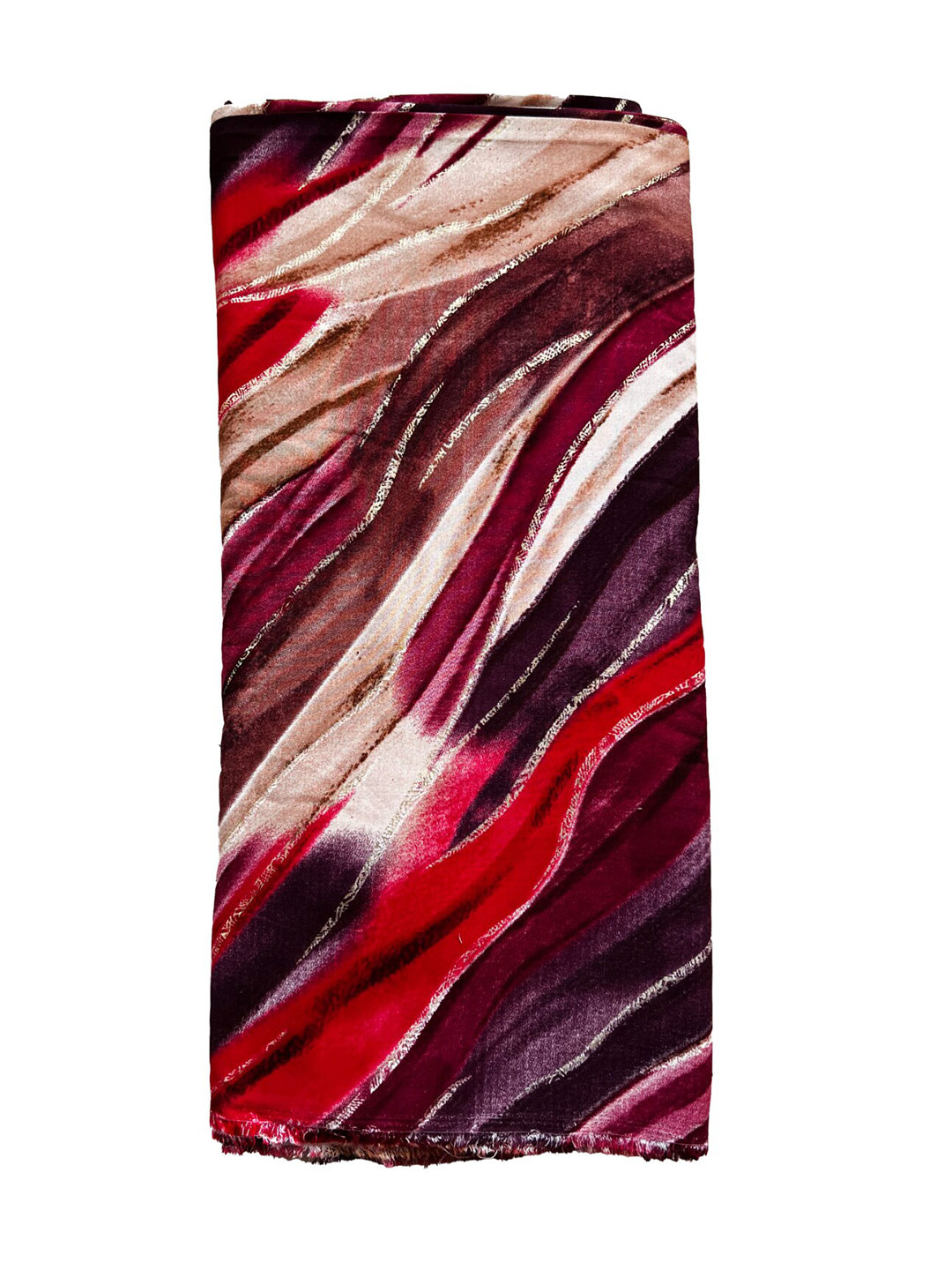 NK Textiles Abstract Printed Unstitched Dress Material