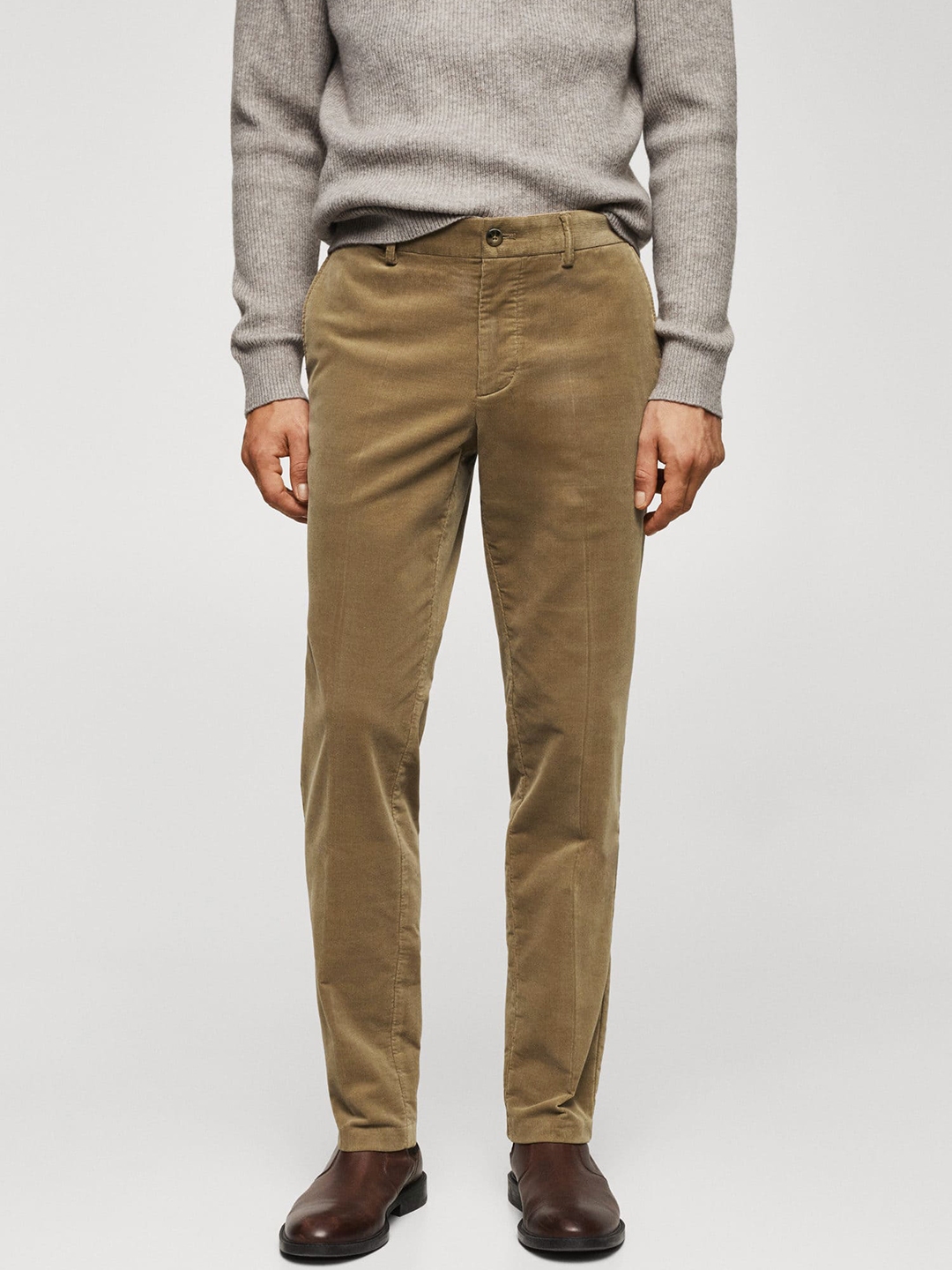 Buy MANGO MAN Corduroy Trousers Trousers for Men 26569038 Myntra