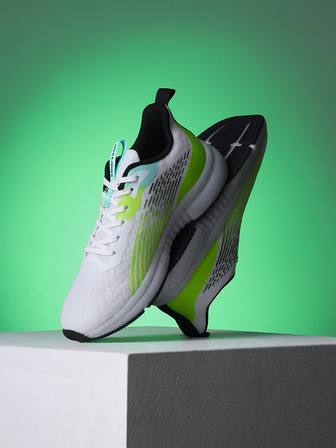 Jack & Jones Men Colourblocked Lace-Up Sneakers