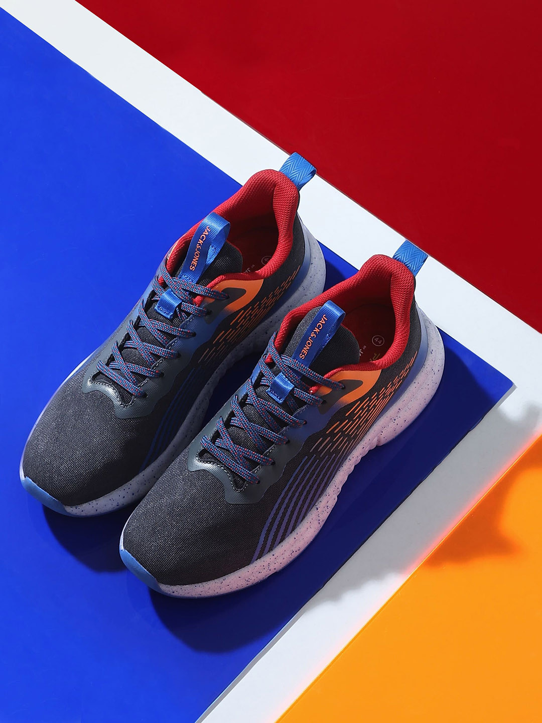 Jack & Jones Men Printed Lace Up Sneakers