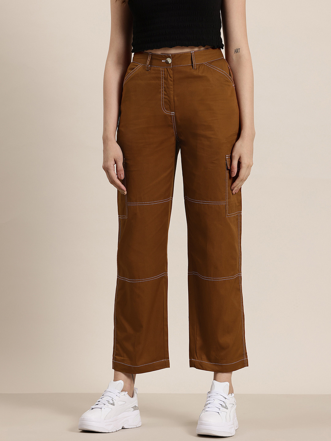 HERE&NOW Women Cargos Trousers