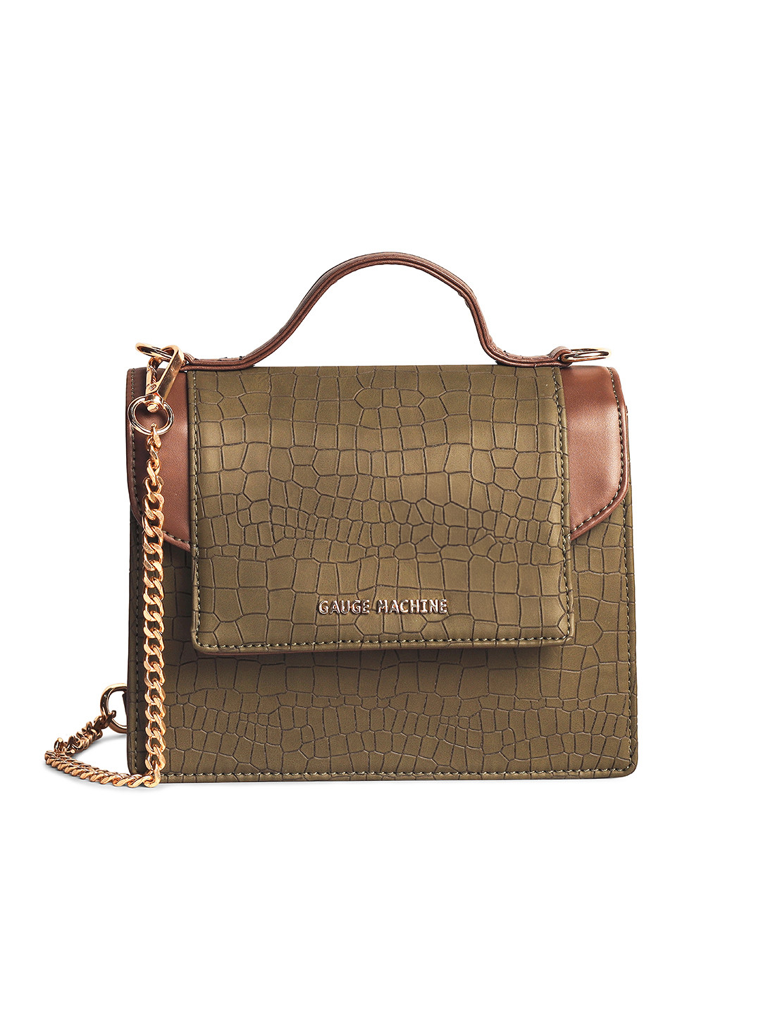 Gauge Machine Green Luxurious Delight Sling Bag