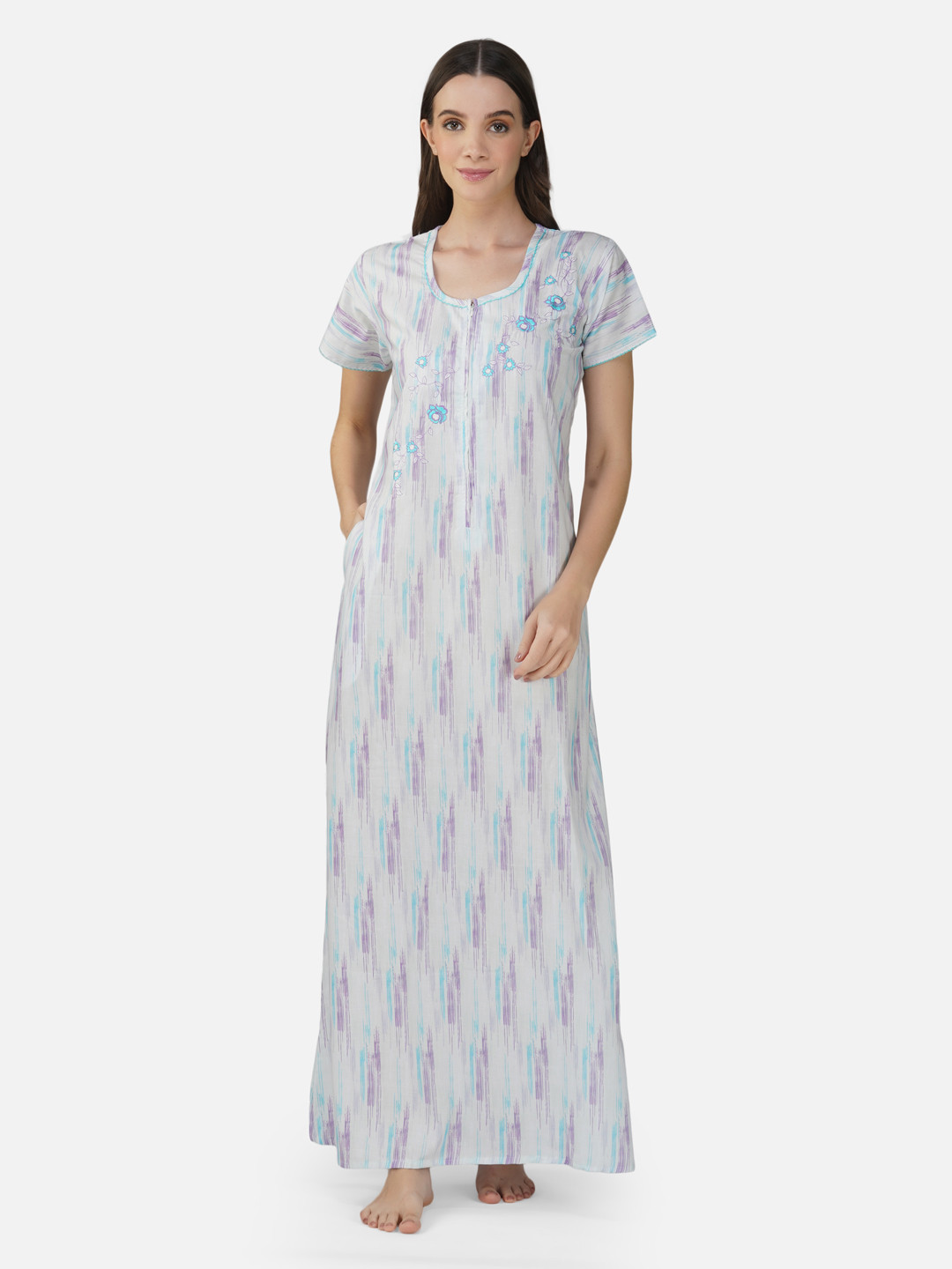 Sand Dune Printed Maxi Nightdress