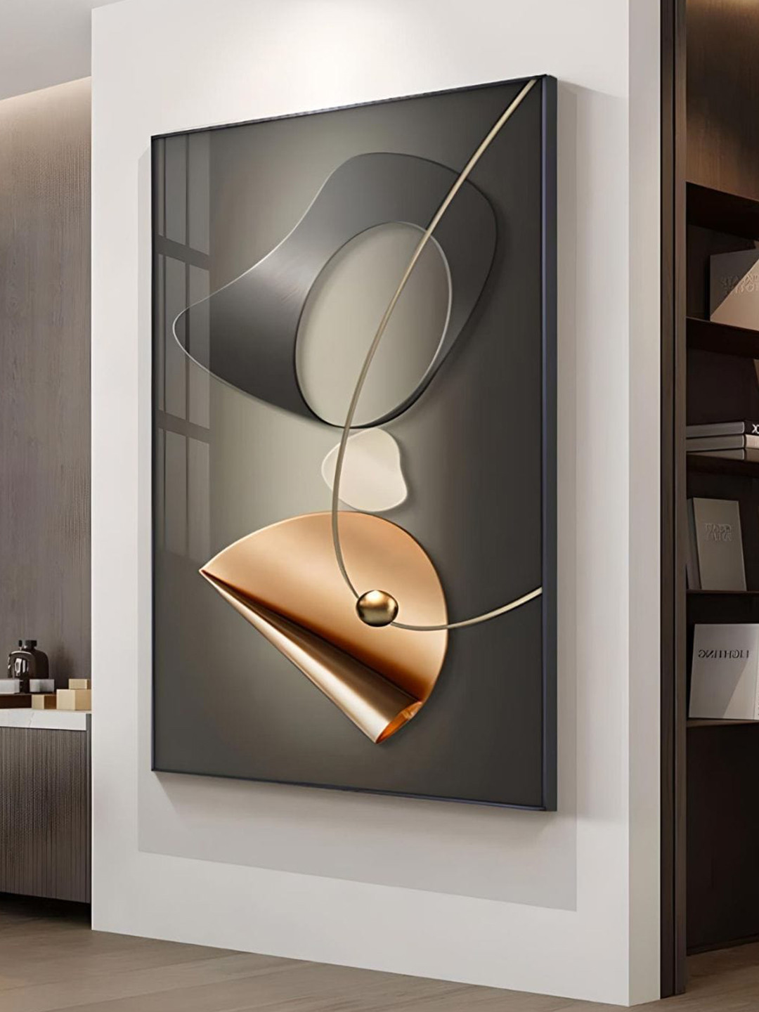 THE HANDMADE FLAIR Aesthetics Canvas Wall Rectangle Paintings Wall Art - 60x40In