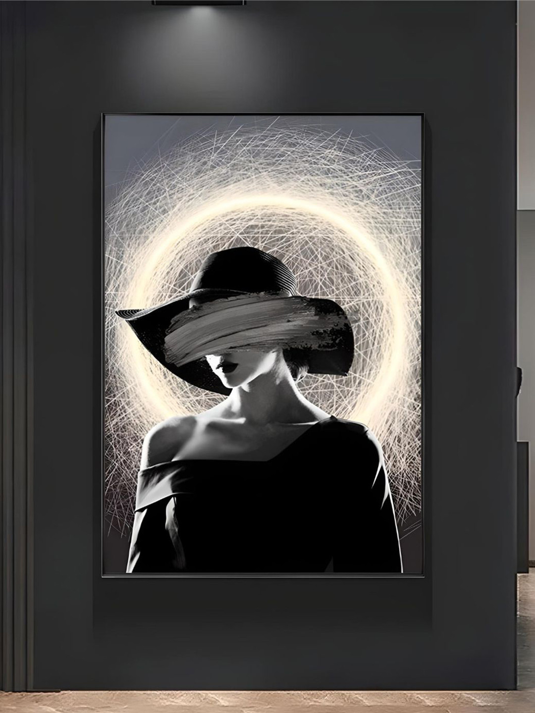 THE HANDMADE FLAIR Canvas Wall Rectangle Paintings Wall Art -30 x 21.02 In