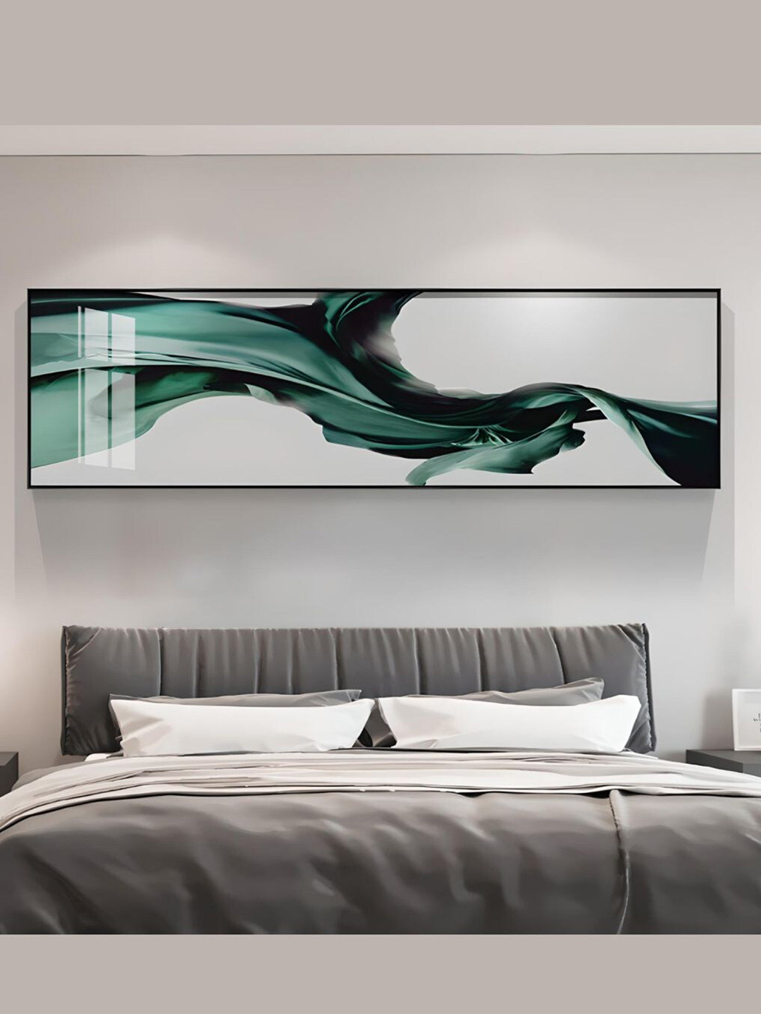 THE HANDMADE FLAIR Wood Wall Rectangle Paintings Wall Art - 78.7 x 19.6 In