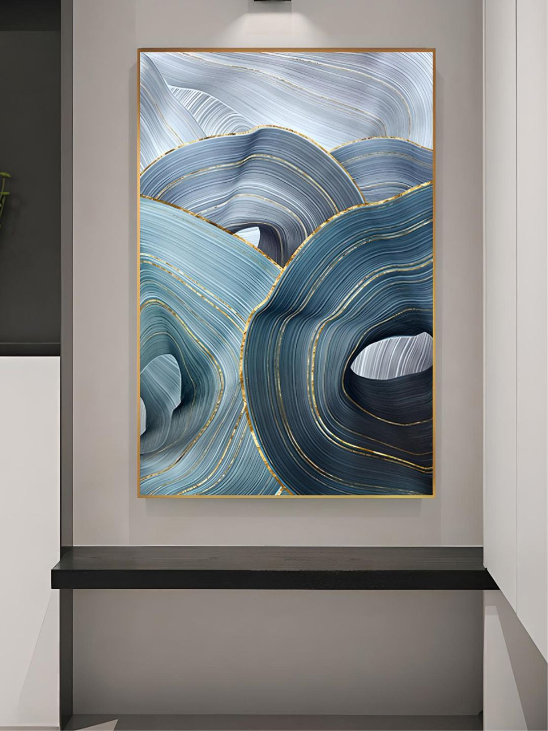 THE HANDMADE FLAIR Wood Wall Rectangle Paintings Wall Art - 90 x 60 In