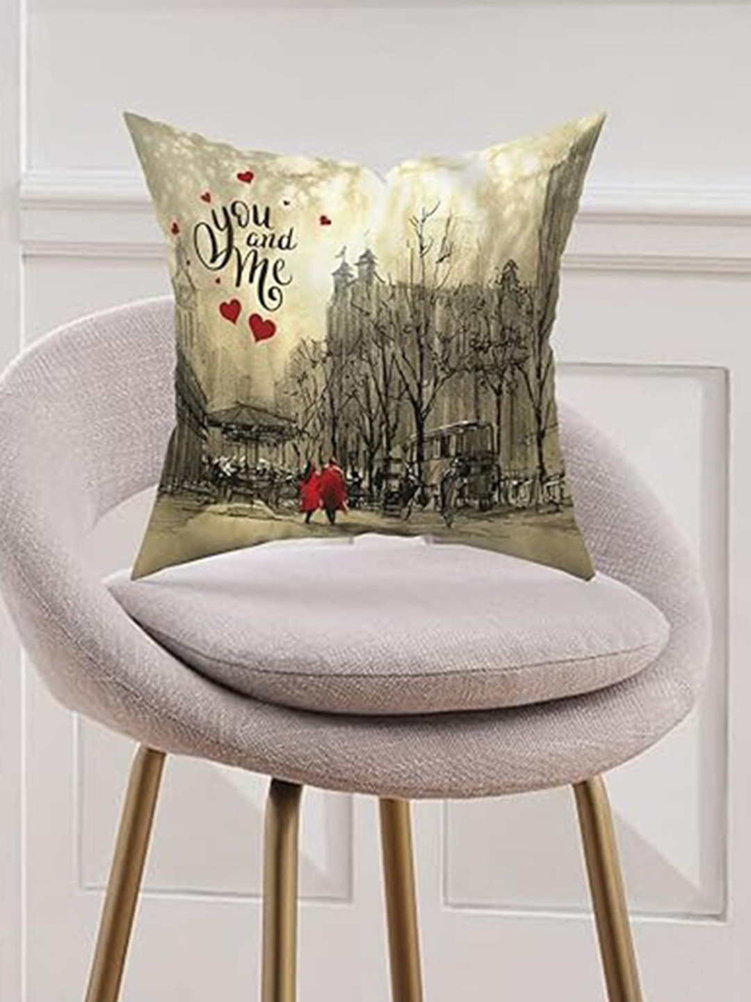 Kaameri Bazaar 3 Pieces Green Coffee Mug-Cushion & Greeting Card Gift Set