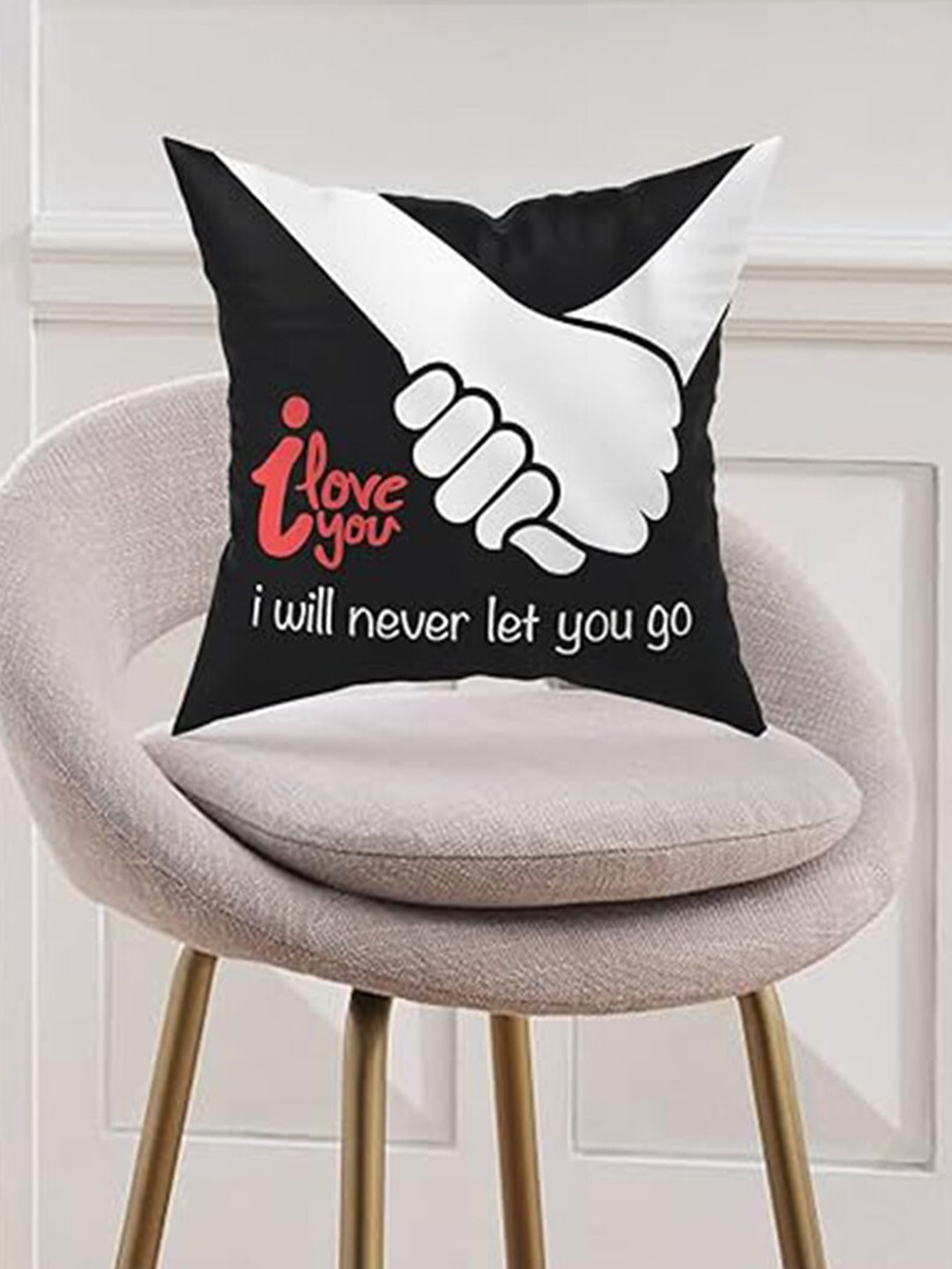 Kaameri Bazaar 3 Pieces Black Coffee Mug Cushion & Greeting Card Gift Set