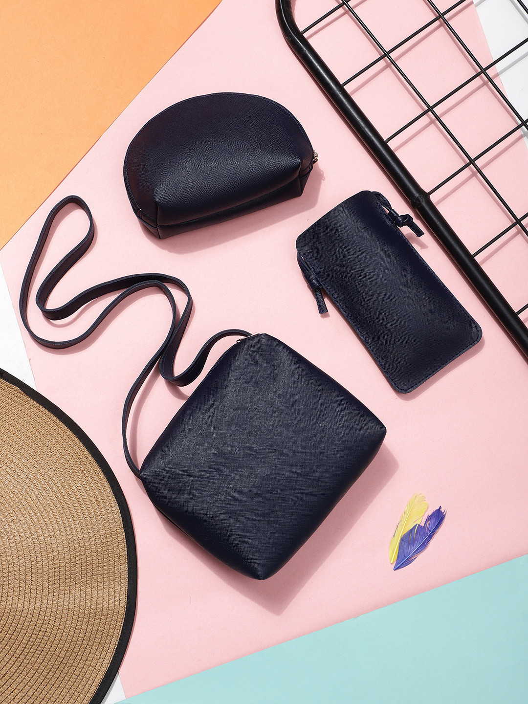 LEGAL BRIBE Pack of 3 Structured Sling Bag