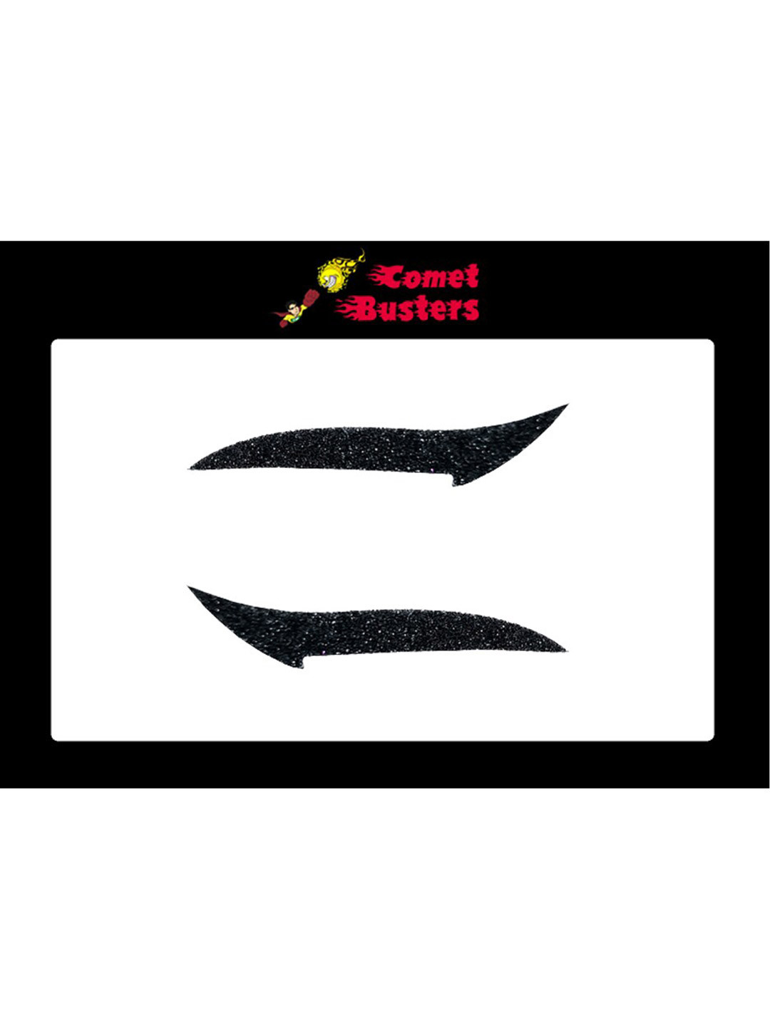 Comet Busters Glitter Eyeliner Stickers - Black 11