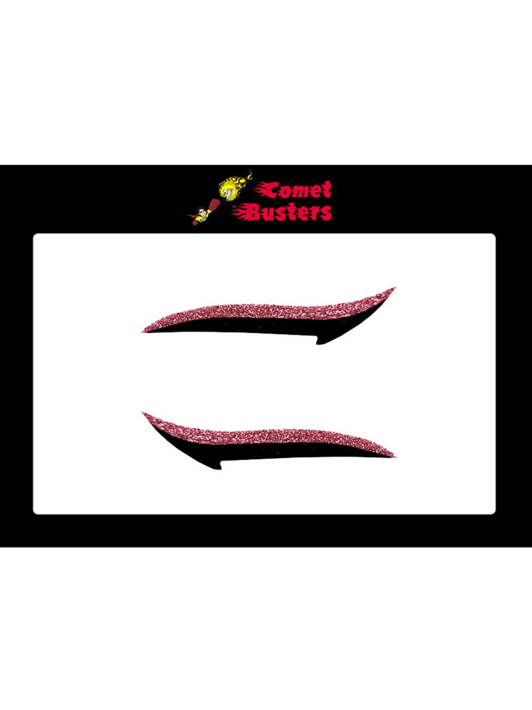 Comet Busters Glitter Eyeliner Stickers - Pink 09