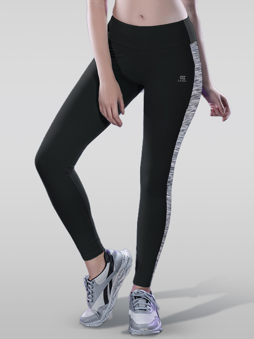 LAASA  SPORTS Slim-Fit Ankle-Length Cotton Yoga Tights