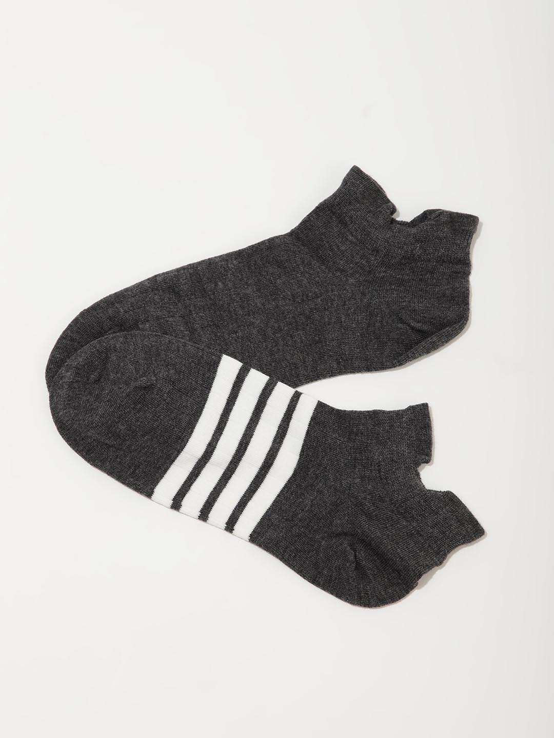 LULU & SKY Women Striped Ankle Length Socks