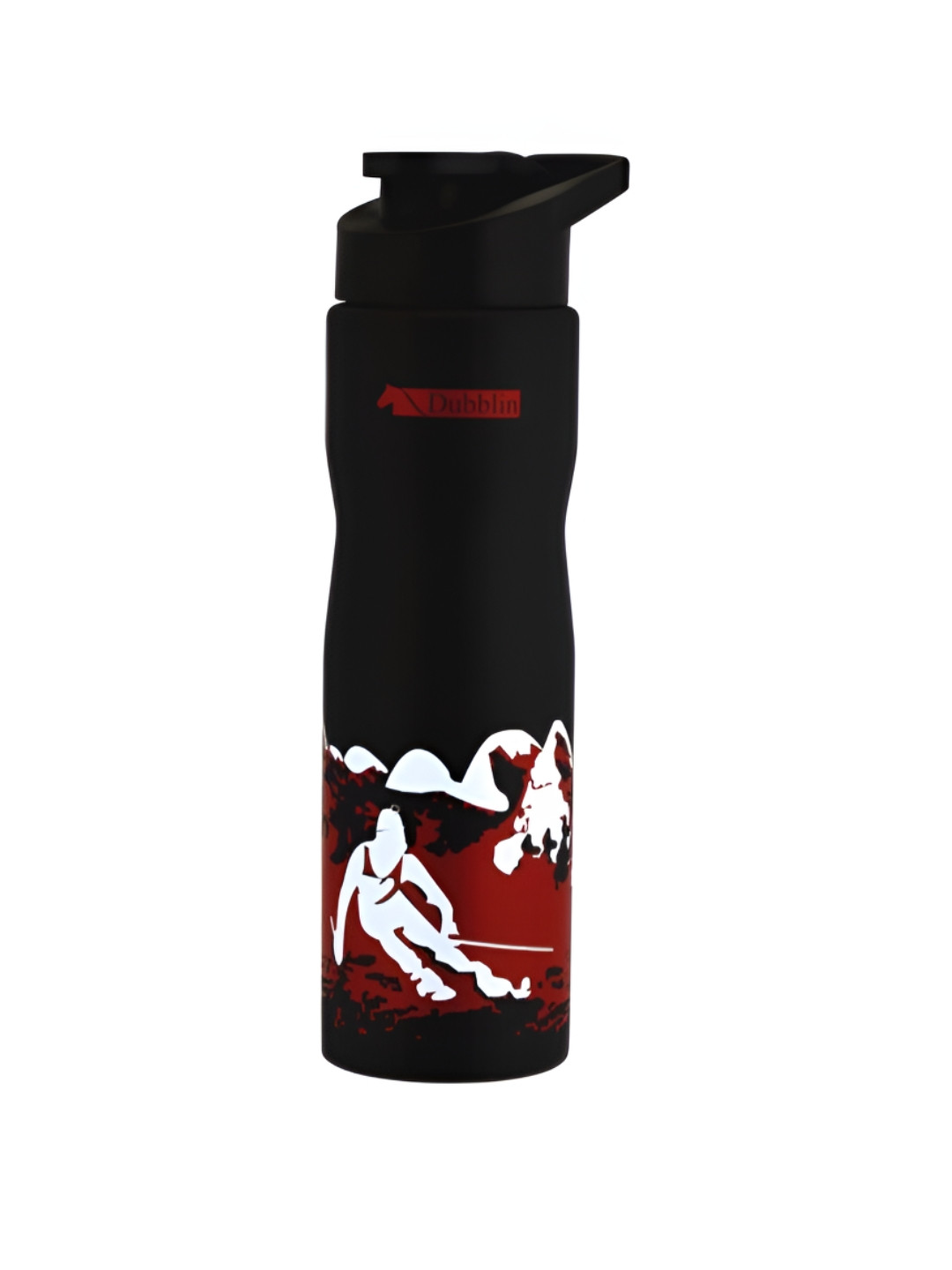 Dubblin Adventure Red Conversational Stainless Steel BPA Free Sipper - 750ml