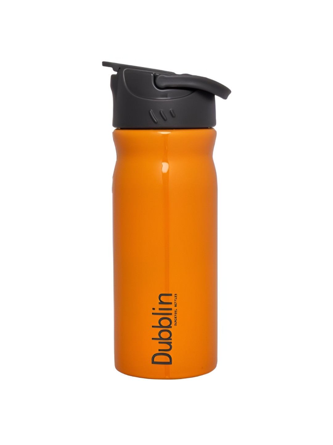 Dubblin Rapid Orange Brand Logo Stainless Steel Single Wall Vacuum Sipper Flask Infuser Water Bottle-400ml