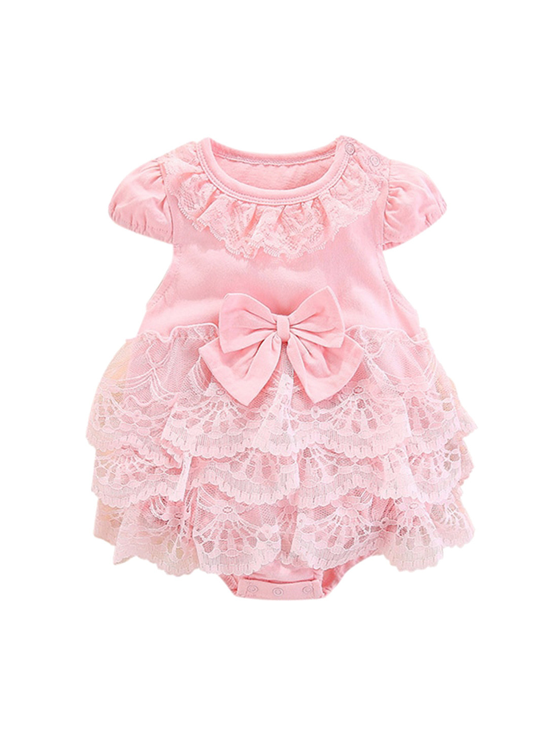 StyleCast Infant Girls Self-Designed Cotton Romper