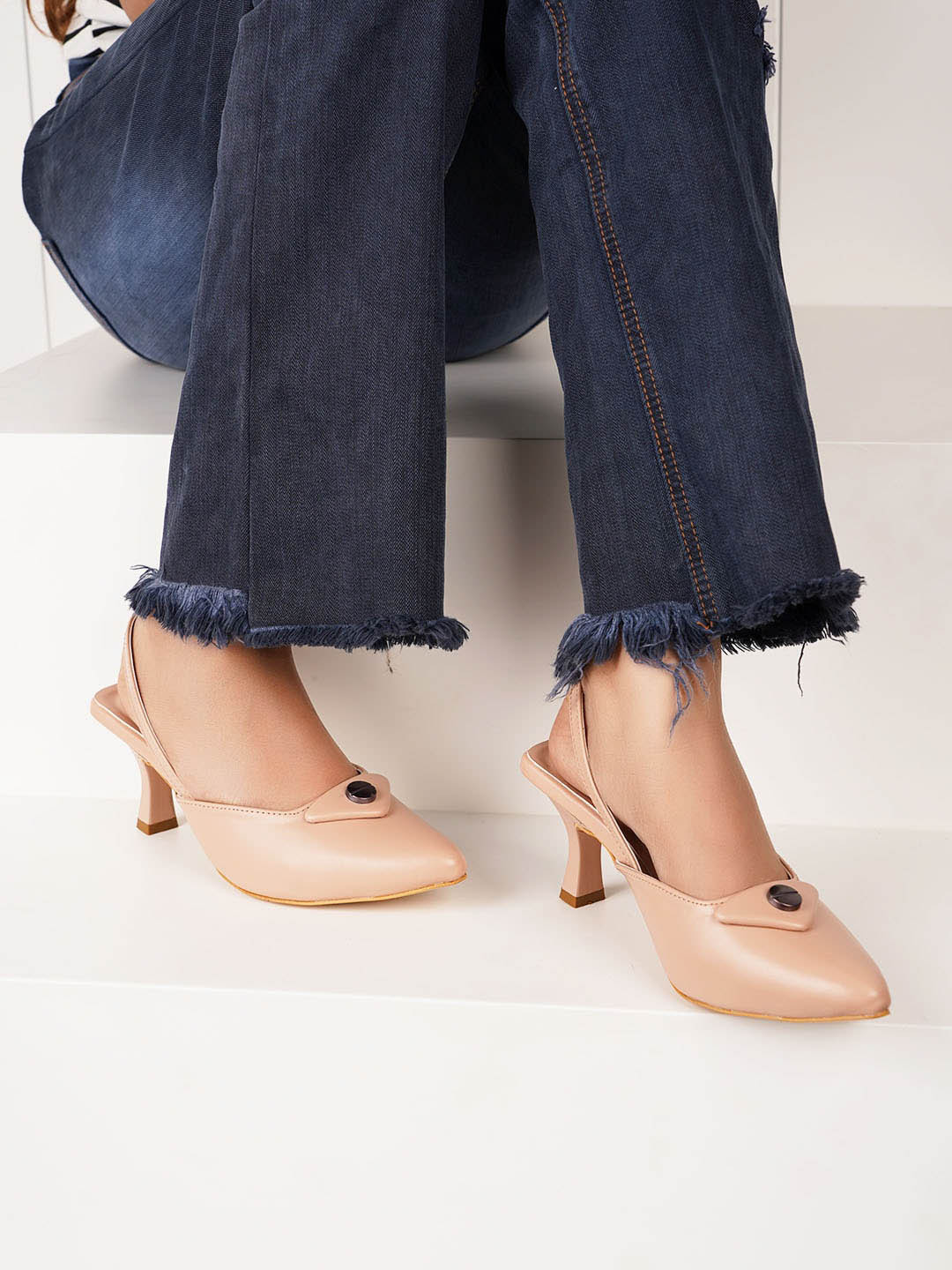 Bella Rosa Pointed Toe Stiletto Heels