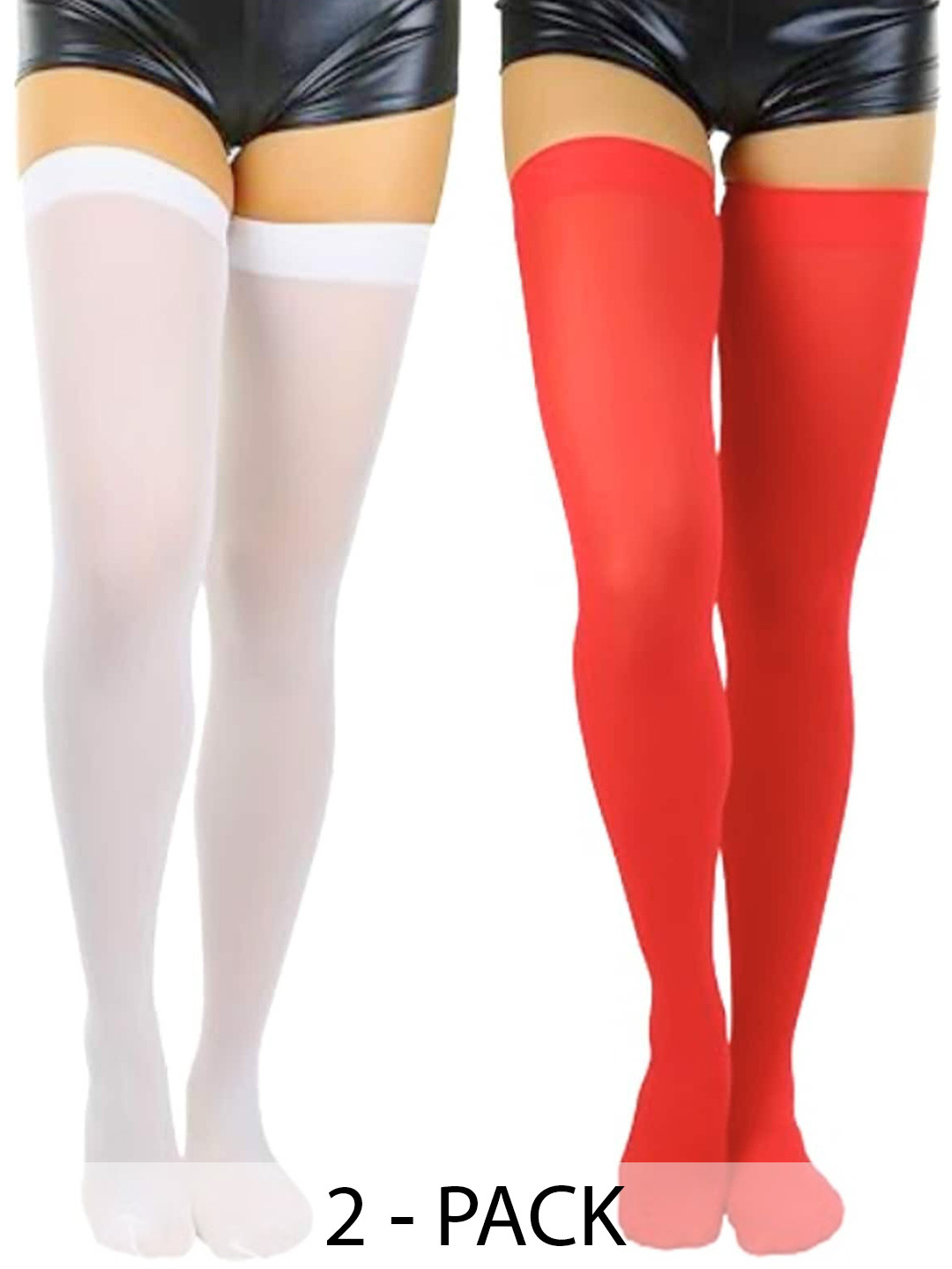 BAESD Pack Of 2 Thigh High Sheer Stockings