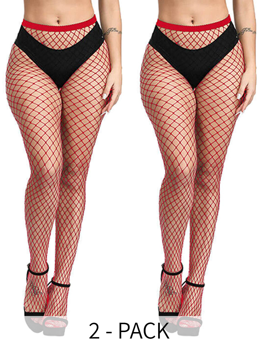 BAESD Pack Of 2  Sheer Fashion Stockings