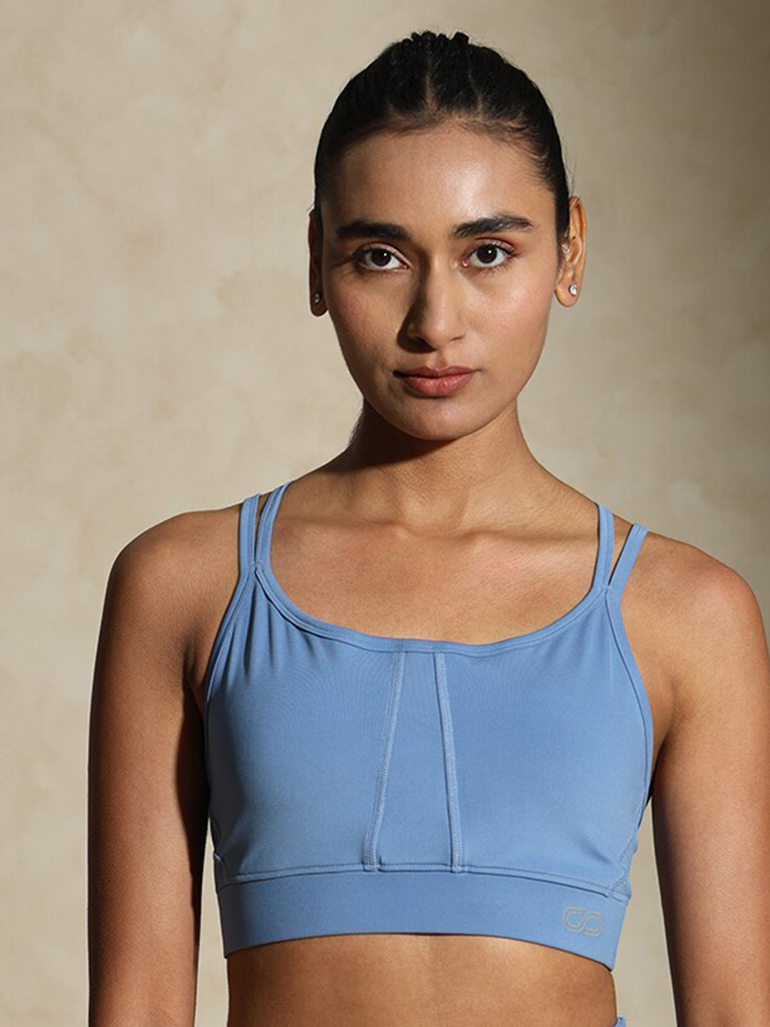 Silvertraq Medium Coverage Removable Padding Anti Odour Yoga Bra With Moisture Wicking